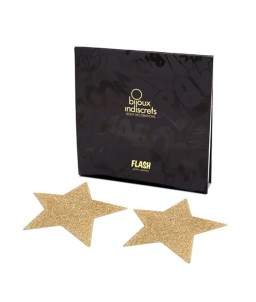 Sextoys, sexshop, loveshop, lingerie sexy : Nippies Cache Seins : Bijoux Indiscrets Cache Seins étoile Or Paillettes Cache té...