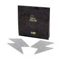 Sextoys, sexshop, loveshop, lingerie sexy : Nippies Cache Seins : Bijoux Indiscrets- Cache Seins éclair argent paillettes