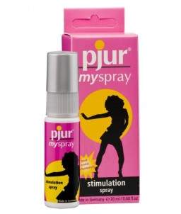 Sextoys, sexshop, loveshop, lingerie sexy : Stimulateur Clitoris : PJUR - MYSPRAY 20 ML Spray intime stimulant pour les femmes