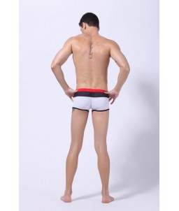 Sextoys, sexshop, loveshop, lingerie sexy : Maillot de Bain Sexy : Maillot de Bain Sexy Boxer Blanc Taille M Modèle : Space