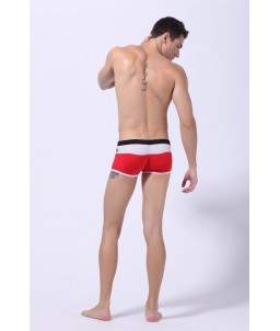 Sextoys, sexshop, loveshop, lingerie sexy : Maillot de Bain Sexy : Maillot de Bain Sexy Boxer Rouge Taille M Modèle : Space