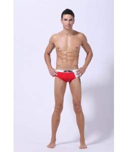 Sextoys, sexshop, loveshop, lingerie sexy : Maillot de Bain Sexy : Maillot de Bain Sexy Boxer Rouge Taille M Modèle : Pacha