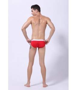 Sextoys, sexshop, loveshop, lingerie sexy : Maillot de Bain Sexy : Maillot de Bain Sexy Boxer Rouge Taille M Modèle : Pacha