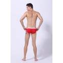 Maillot de Bain Sexy Boxer Noir Taille M Polyamide & Spandex