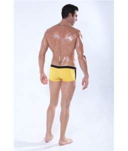 Sextoys, sexshop, loveshop, lingerie sexy : Maillot de Bain Sexy : Maillot de Bain Sexy Boxer Jaune Taille M Modèle : Privilege