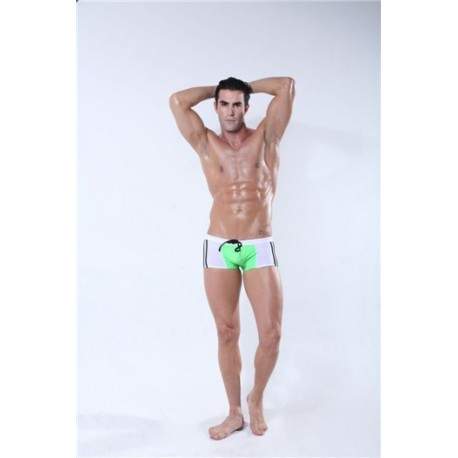 Sextoys, sexshop, loveshop, lingerie sexy : Maillot de Bain Sexy : Maillot de Bain Sexy Boxer Vert Taille XL Modèle : Privilege