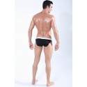 Maillot de Bain Sexy Boxer Noir Taille M Polyamide & Spandex