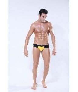 Sextoys, sexshop, loveshop, lingerie sexy : Maillot de Bain Sexy : Maillot de Bain Sexy Boxer Jaune Taille M Modèle : Ku