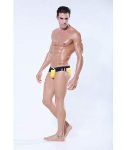 Sextoys, sexshop, loveshop, lingerie sexy : Maillot de Bain Sexy : Maillot de Bain Sexy Boxer Jaune Taille M Modèle : Ku