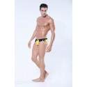 Maillot de Bain Sexy Boxer Noir Taille M Polyamide & Spandex