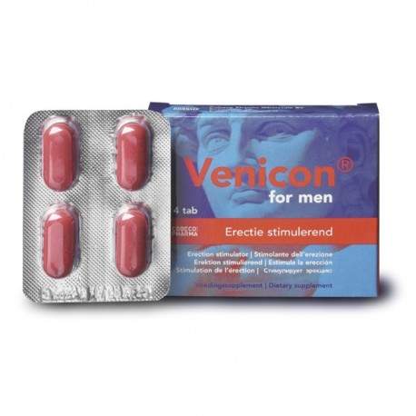 Sextoys, sexshop, loveshop, lingerie sexy : Aphrodisiaques Hommes : Venicon Pour Homme 4 pilules Pour l'aide à L'érection