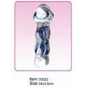 Godemichet En Verre Rose Picots et Nervures