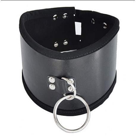 Collier BDSM de Soumission réglable avec Anneau