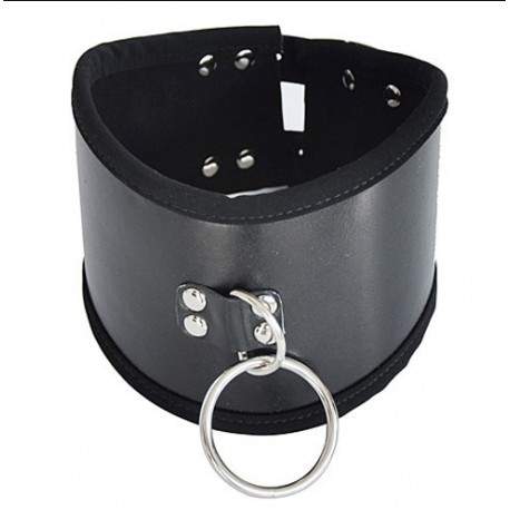 Sextoys, sexshop, loveshop, lingerie sexy : Colliers BDSM : Collier BDSM de Soumission réglable avec Anneau