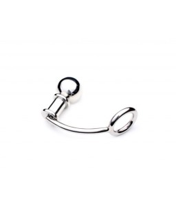 Sextoys, sexshop, loveshop, lingerie sexy : Anneaux Vibrants & Cockring : Anneau de pénis et plug anal en acier inox extrem