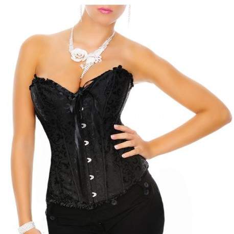 Sextoys, sexshop, loveshop, lingerie sexy : Bustiers et Corsets : Bustier Sexy brocart Noir "M" / Corsage baroque avec Liseré... Sextoys, sexshop, loveshop, lingerie sexy : Bustiers et Corsets : Bustier Sexy brocart Noir "M" / Corsage baroque avec Liseré...