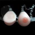 Sextoys, sexshop, loveshop, lingerie sexy : Faux seins et pushup silicone : Soutien-Gorge Fausse Poitrine en Silicone 1600g L...