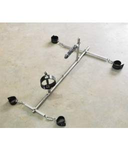 Ensemble Barres de Contrainte Menottes Collier et Godemichet