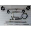 Sextoys, sexshop, loveshop, lingerie sexy : SM Contraintes : Ensemble Barres de Contrainte Menottes Collier et Godemichet