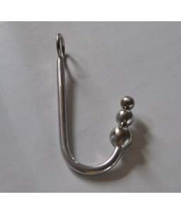 Crochet de Bondage Anal à Triple boule Anale en Inox