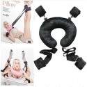 Sextoys, sexshop, loveshop, lingerie sexy : SM Contraintes : Contrainte 4 menottes Repose Jambes
