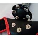 Sextoys, sexshop, loveshop, lingerie sexy : Gode Ceinture : Godemichet Ceinture Simili Cuir Triple Gode Noir
