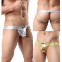 Sextoys, sexshop, loveshop, lingerie sexy : Boxers & Strings : String JockStrap Sexy Homme Argent