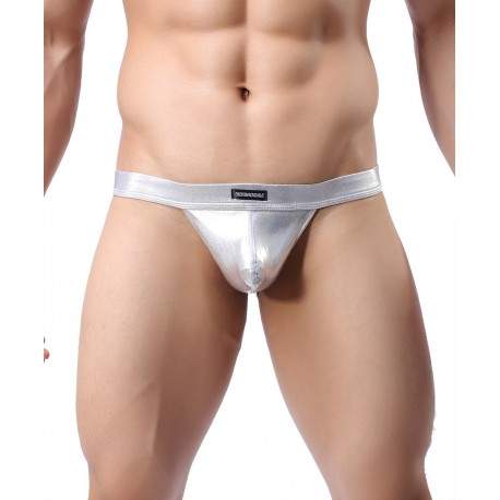 String Sexy Homme Noir à Lanière Taille S