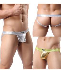 Sextoys, sexshop, loveshop, lingerie sexy : Boxers & Strings : String JockStrap Sexy Homme Or Taille M