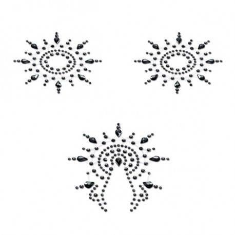 Sextoys, sexshop, loveshop, lingerie sexy : Nippies Cache Seins : Cache Seins et Pubis Petits Joujoux – Ensemble Gloria Noir Sextoys, sexshop, loveshop, lingerie sexy : Nippies Cache Seins : Cache Seins et Pubis Petits Joujoux – Ensemble Gloria Noir