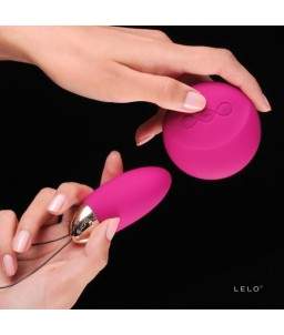 Sextoys, sexshop, loveshop, lingerie sexy : Sextoys luxe : Lelo Lyla 2 : oeuf vibreur à télécommande Cerise