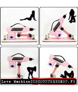 Sextoys, sexshop, loveshop, lingerie sexy : Love Machine / LoveSwing : Sex Machine Gun réglable à vitesse variable et Ventous...