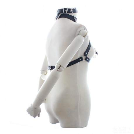 Cagoule BDSM Avec Ouverture Pour Bouche – Masque De Soumission – Pour Jeux De Rôle Et Pratiques Consenties