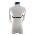 Sextoys, sexshop, loveshop, lingerie sexy : Baillons : Tenue BDSM Soutien Gorge ouvert Baillon trou pour la Bouche et Collier