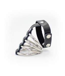Anneaux de Pénis Cockring Cuir et Acier