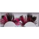 Sextoys, sexshop, loveshop, lingerie sexy : Faux Cils : Faux Cils Plumes Noir et Rose
