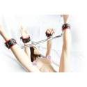 Sextoys, sexshop, loveshop, lingerie sexy : SM Contraintes : Barre Métal de Contrainte Chevilles Poignets et Cou