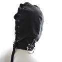 Discountsexshop® - Cagoule Simili Cuir Yeux - Bouche ouvert avec Anneau