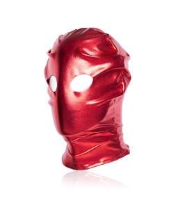 Sextoys, sexshop, loveshop, lingerie sexy : Cagoules SM : Cagoule Rouge ouverture Yeux