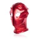 Sextoys, sexshop, loveshop, lingerie sexy : Cagoules SM : Cagoule Rouge ouverture Yeux