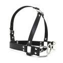 Sextoys, sexshop, loveshop, lingerie sexy : boutique BDSM : Discountsexshop® - Cagoule Harnais Baillon Avec Anneau Pour la Bo...