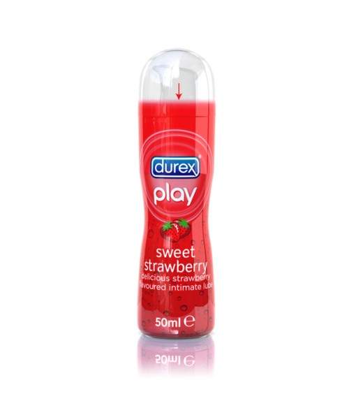 Sextoys, sexshop, loveshop, lingerie sexy : Lubrifiants à Base d'Eau : Durex Play sweet stawberry