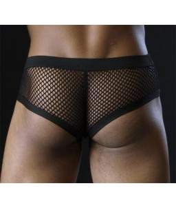 Sextoys, sexshop, loveshop, lingerie sexy : Boxers & Strings : Boxer Résille Noir "XL"