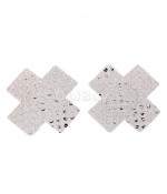 Sextoys, sexshop, loveshop, lingerie sexy : Nippies Cache Seins : Nippies cache tétons en forme de croix pailleté