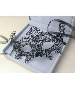 Sextoys, sexshop, loveshop, lingerie sexy : Accessoires Soirée Coquine : masque loup dentelle noire sexy