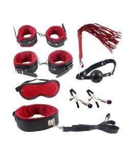 ❤ SM Contraintes - Coffret Fetish Rouge et noir BDSM - boutique BDS...