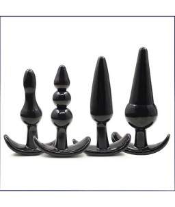 Sextoys, sexshop, loveshop, lingerie sexy : Les Coffrets : Pack 4 plugs anal