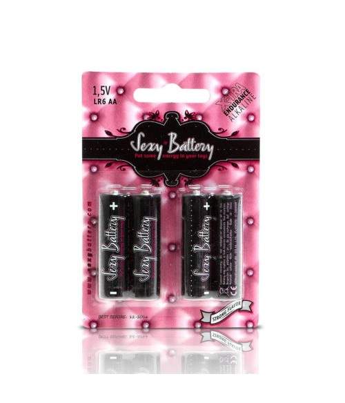 Sextoys, sexshop, loveshop, lingerie sexy : Piles et Chargeurs : Piles Alcalines (AA) x4 LR6