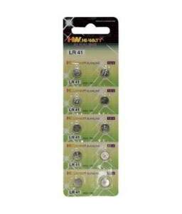 Sextoys, sexshop, loveshop, lingerie sexy : Piles et Chargeurs : 10 piles boutons alcaline LR41