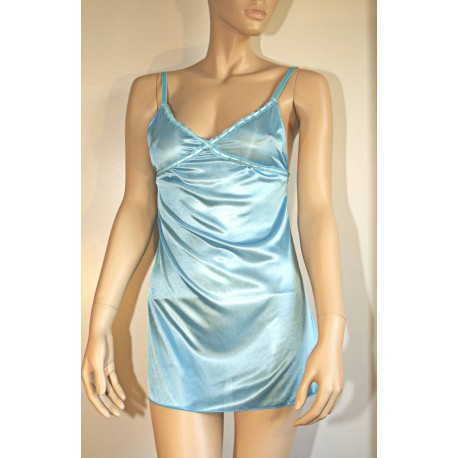 Sextoys, sexshop, loveshop, lingerie sexy : Lingerie sexy grande taille : Nuisette sexy Bleue avec String XL Sextoys, sexshop, loveshop, lingerie sexy : Lingerie sexy grande taille : Nuisette sexy Bleue avec String XL